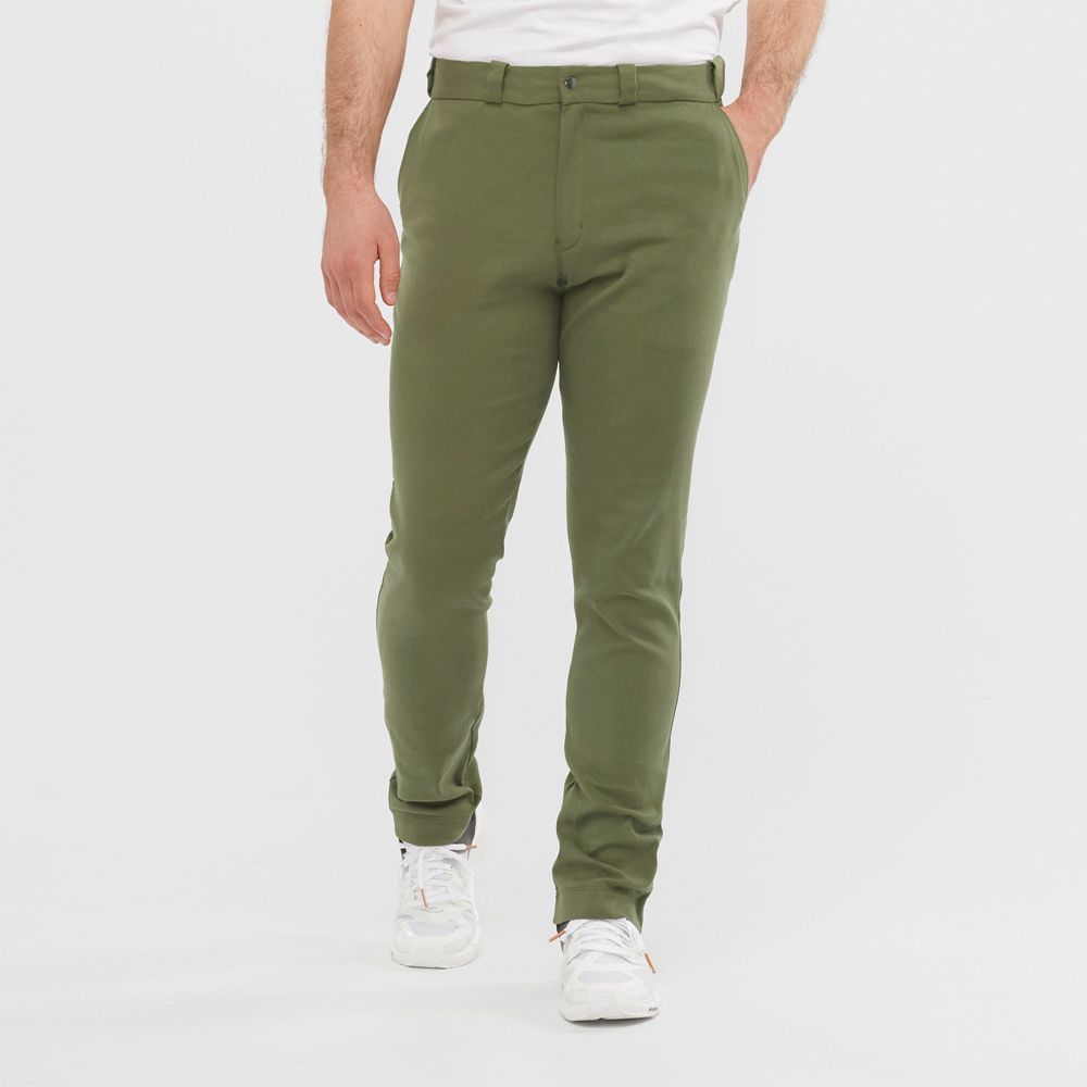 Salomon Bukser Herre Olivengrøn - OUTLIFE CHINO M (RQMWO-7910)